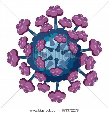 Virus icon. Isometric 3d illustration of virus vector icon for web