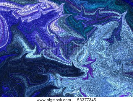 Abstract pointillist oil painting. Abstract impressionist art work in pointillist style - brush strokes of oil painting - colorful abstract texture.