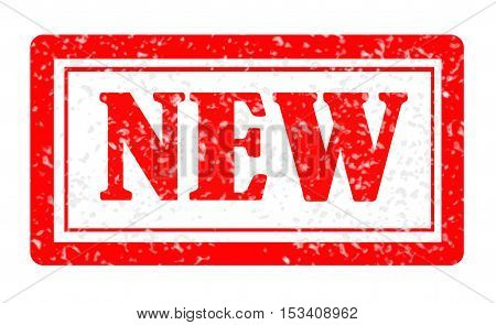 new bubber stamp. Stamp or label with the text New Product.