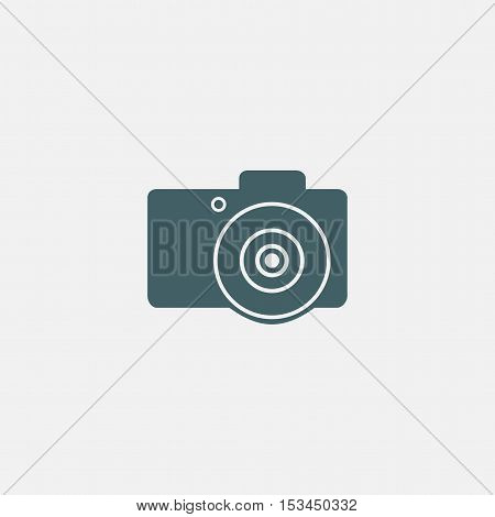 camera vector icon isolated on white background