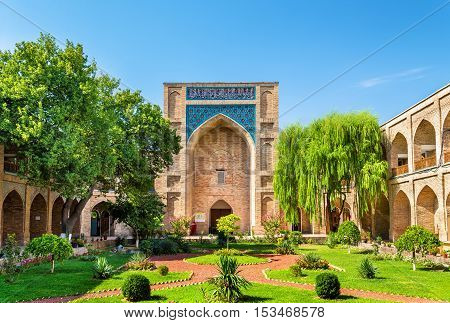 Kukeldash Madrasah, a medieval madrasa in Tashkent, Uzbekistan