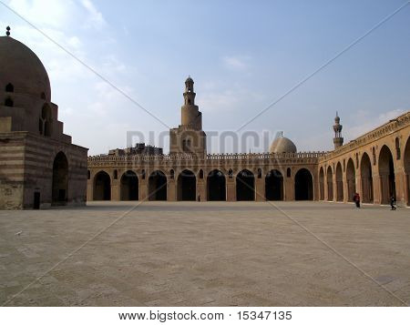Ahmed Ibn Tulun moské Cairo Egypten,
