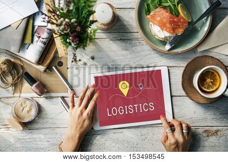 Shipping Logistic Delivery Freight Cargo Concept