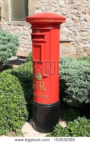 Red Pillar Box is a type of free standing post box
