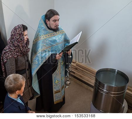 LUTSK UKRAINE - 14 OCTOBER 2016: Slavonic Religious celebration Pokrov