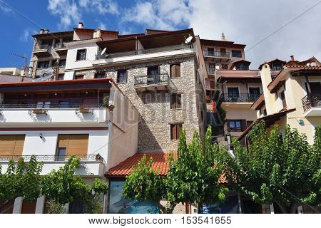 Arachova Village In Greece