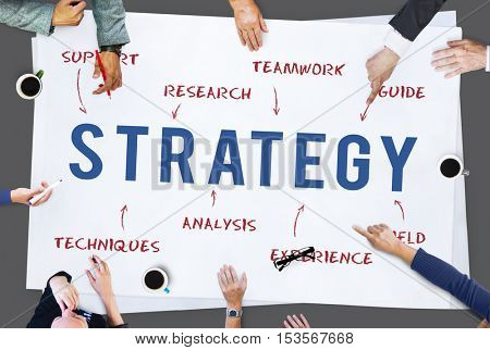 Strategy Business Company Strategy Marketing Concept
