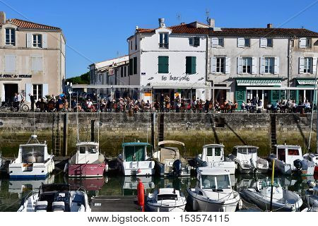 La Flotte France - september 25 2016 : the picturesque port