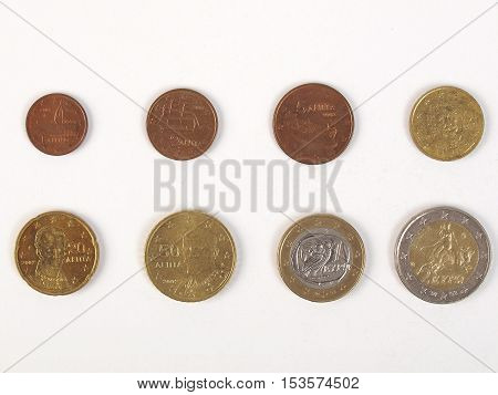Euro Coins Full Range