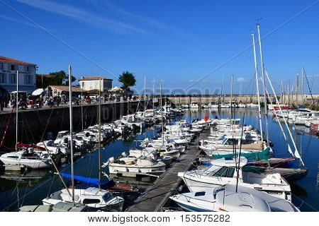 La Flotte France - september 25 2016 : the picturesque port