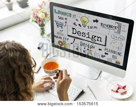 Design Creative Ideas Objective Planning Sketch Concept