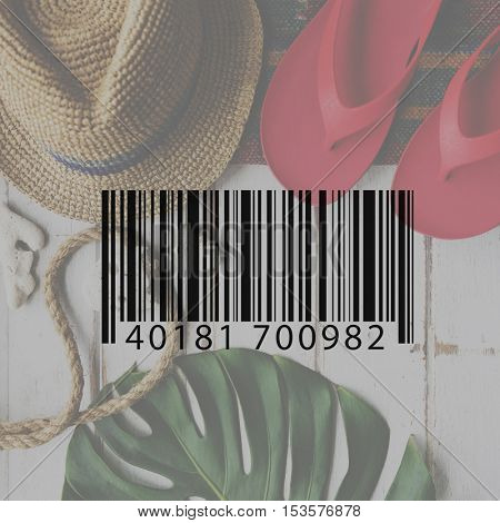 Barcode Badage Banner Scan Graphic Concept