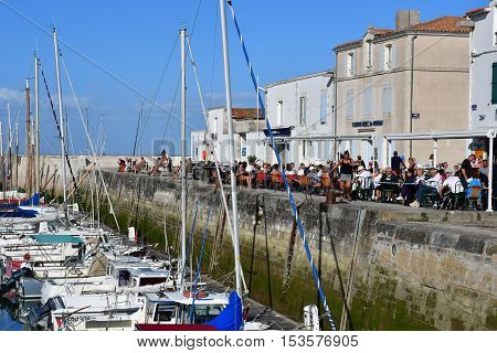 La Flotte France - september 25 2016 : the picturesque port