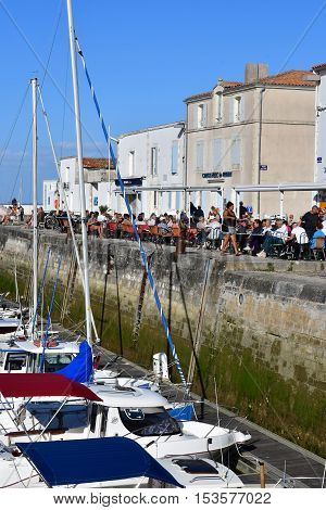 La Flotte France - september 25 2016 : the picturesque port