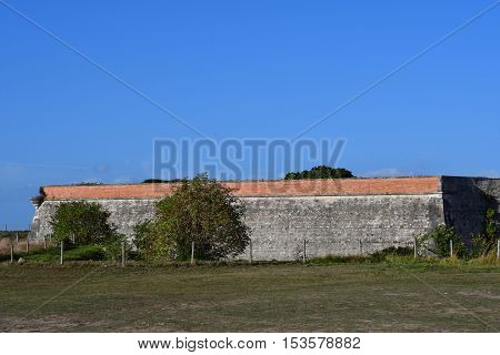 La Flotte France - september 25 2016 : the La Pree fort build by Vanban