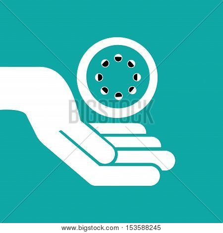 clapper movie and megaphone retro graphic vector illustration eps 10