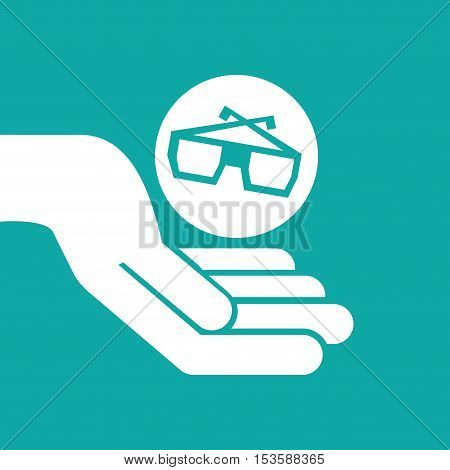 clapper movie and megaphone retro graphic vector illustration eps 10