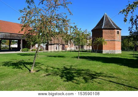 Perriers sur Andelle France - october 4 2016 : the pigeon house of Colmont manor