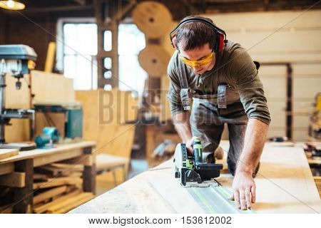 Processing wooden board