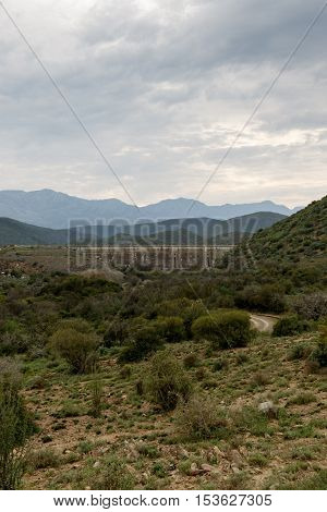 Portrait - Dam Wall At Calitzdorp