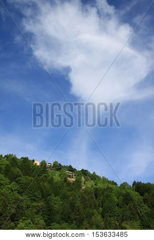 Ayder Plateau with an elevation of 1350m along the Black Sea in Turkey