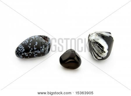ขัดเงาพลอย - สามต่าง ๆ obsidians
