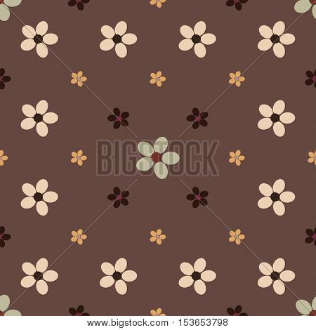 Flower seamless pattern background. Vector texture Floral backgrounds.