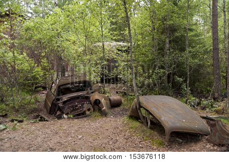 Car Dump In Kirkoe Mosse