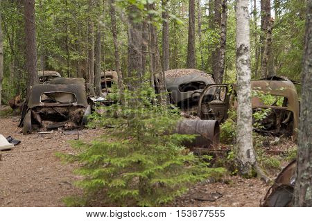Car Dump In Kirkoe Mosse