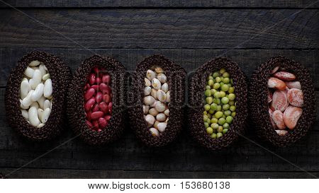 Collection Of Bean, Fiber Food Make Heart Health