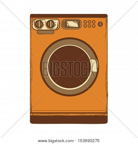 washing machine icon image vector illustration design