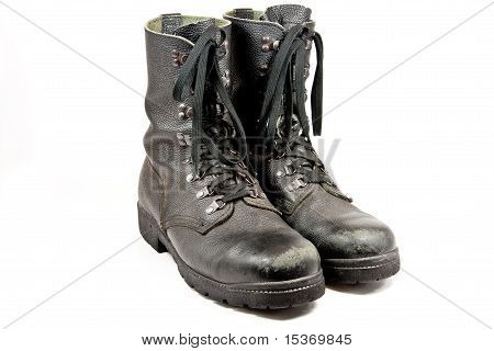 Stivali dell'esercito usato