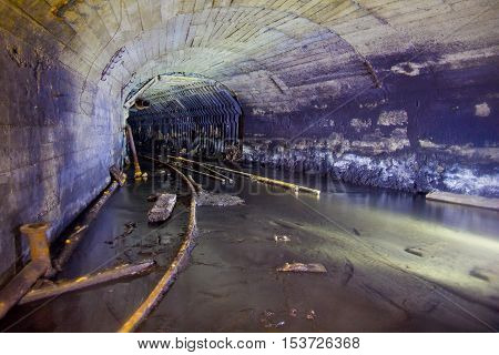 Abandoned coal mine in Tkvarcheli, Abkhazia, Georgia