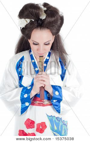 Retrato de Geisha