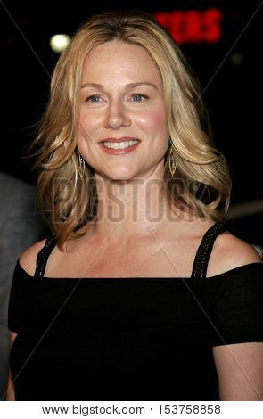 Laura Linney at the Los Angeles premiere of 'Man of the Year' held at the Grauman's Chinese Theater in Hollywood, USA on October 4, 2006. 