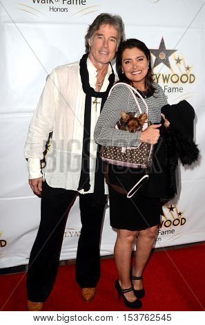 LOS ANGELES - OCT 25:  Ronn Moss, Devin Devasquez at the Hollywood Walk of Fame Honors at Taglyan Complex on October 25, 2016 in Los Angeles, CA