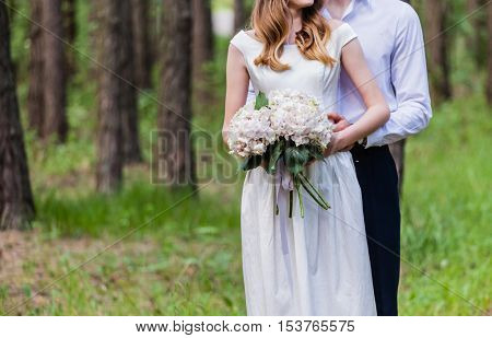 wedding in the forest