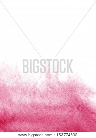 Abstract hand painted red wine watercolor background