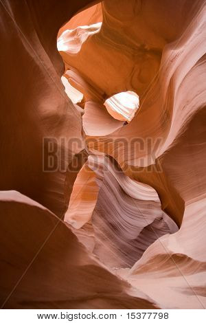 Formazione di arenaria In Antelope Canyon