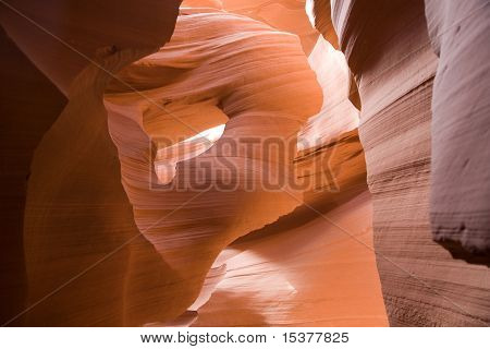 Formazione di arenaria In Antelope Canyon
