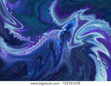 Abstract pointillist oil painting. Abstract impressionist art work in pointillist style - brush strokes of oil painting - colorful abstract texture.
