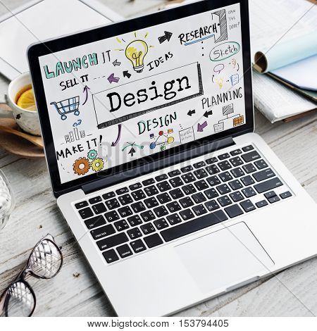 Design Creative Ideas Objective Planning Sketch Concept