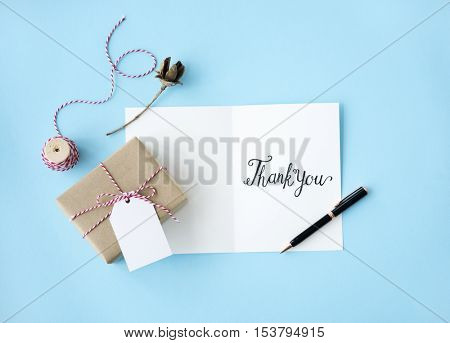 Thank You Thanks Gratitude Gift Appreciate Concept