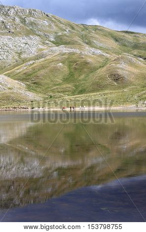 The Lake of the Duchess. Lazio, Italy