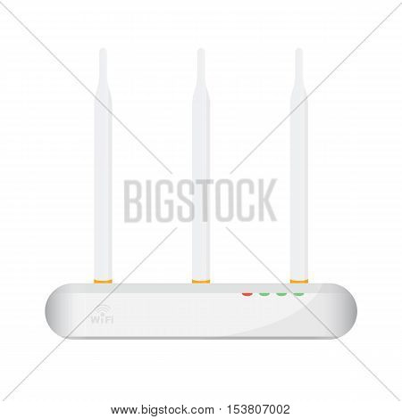 Wireless Access Point Concept By Have Three Antenna