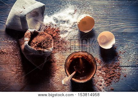 Taste Of Childhood, Egg Yolk With Sugar And Cocoa
