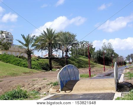 Or Yehuda Israel - March 11 2005: Bridge.