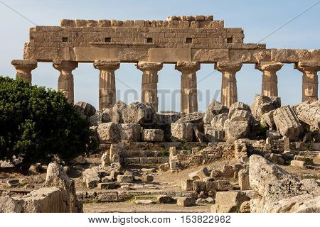 The ruins of Selinunte Sicily are among the most striking archaeological sites in the Mediterranean and a supreme example of the fusion of Phoenician and Greek culture.