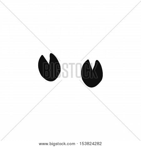 Animal footprint - pig,Animal hoof print icon
