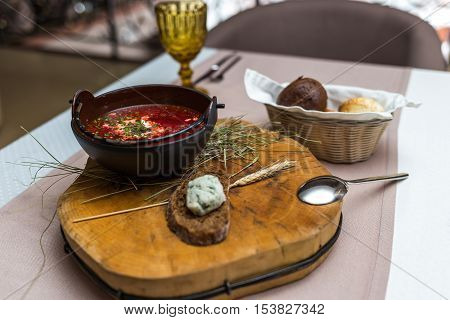 supply the national soup in a restaurant